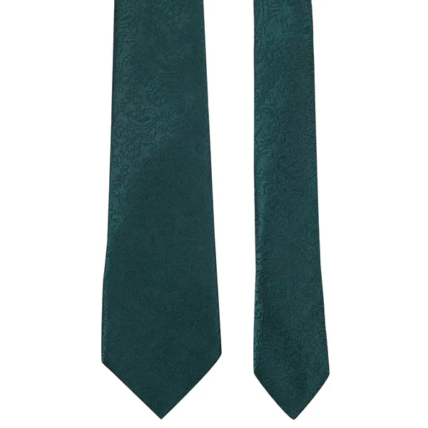 Calixto_Men's_Microfibre_Strips_Designer_Necktie_With_Pocket_Square_(Leatharite_Gift_Box)_with_Designer_Naksh_Rakhi