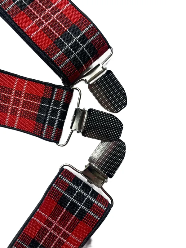 Premium_Red_Checkered_Plaid_Suspenders_for_Men__Stylish_Tartan_Pattern_Adjustable_Elastic_Y-Back_Braces_with_Heavy_Duty_Metal_Clips__Formal_Wedding_Tuxedo_Business_Office_Prom_Party_Retro_Vintage_Costume_Accessory