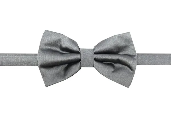 Grey_Bow_Tie_For_Men_Classic_Solid_Colour_Pre-Tied_Satin_Formal_Tuxedo_Bowtie_Adjustable_Length_Clip_On_Design_For_Adults_Elegant_Double_Fold_Ties