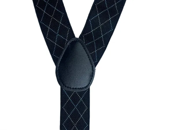 Mens_Adjustable_Elastic_Suspenders_with_Subtle_Diamond_Grid_Pattern__Classic_Y-Back_Braces_with_Strong_Metal_Clips__Stretch_Fabric_for_Formal,_Business,_Wedding,_Party,_and_Everyday_Wear_(Dark_Navy_with_Fine_White_Dots)