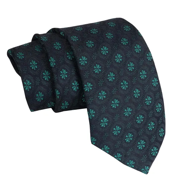 Dark_Green_Mens_Plain_Micro_Self_Silk_Necktie_Gift_Set_With_Pocket_Square_Cufflinks_&_Brooch_Pin_Formal_Tie_With_Leatherite_Box_(Sidirx_Free_Size)_|_Leather_Gift_Box