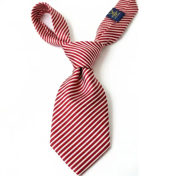 Maroon_White_Stripes_Design,_Poly_Cotton_Smooth_Fabric,_Thin_Neck_Tie