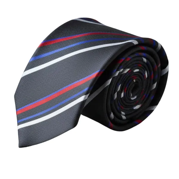 Multicolour_Stripes_Design,_Poly_Cotton_Smooth_Fabric,Neck_Tie_With_Pocket_Square