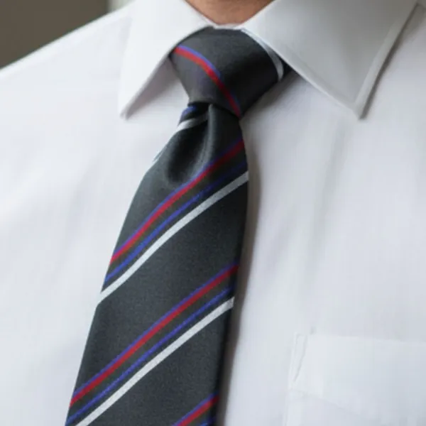 Multicolour_Stripes_Design,_Poly_Cotton_Smooth_Fabric,Neck_Tie_With_Pocket_Square