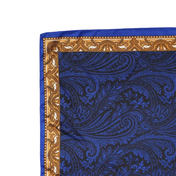 Calixto_Luxury_Silk_Square_Scarf_for_Women_–_Elegant_Navy_Blue_&_Gold_Paisley_Pattern,_Soft_Lightweight_Neck_Wrap,_Fashion_Accessory