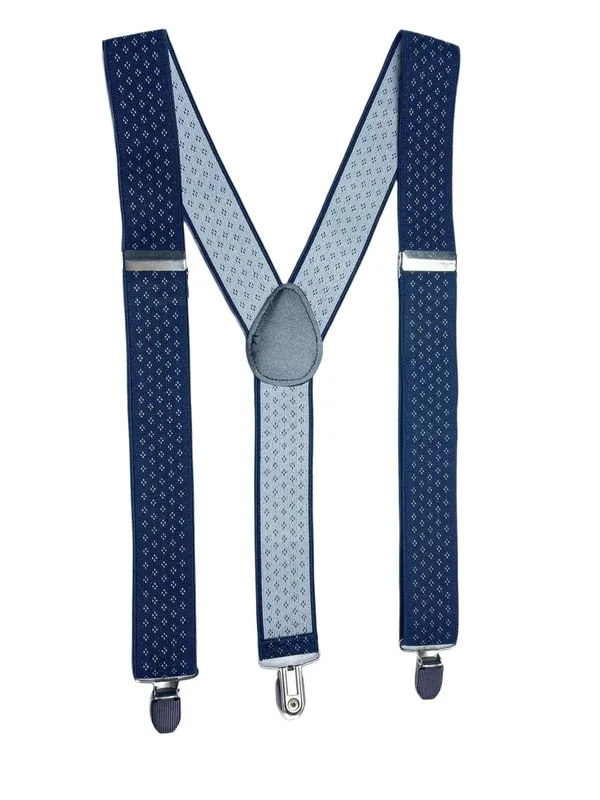 Mens_Adjustable_Elastic_Suspenders_with_Stylish_Diamond_Dot_Pattern__Classic_Y-Back_Braces_with_Strong_Metal_Clips__Durable_Stretch_Fabric_for_Wedding,_Business,_Formal,_Party,_and_Everyday_Wear_(Navy_Blue_with_White_Dots)