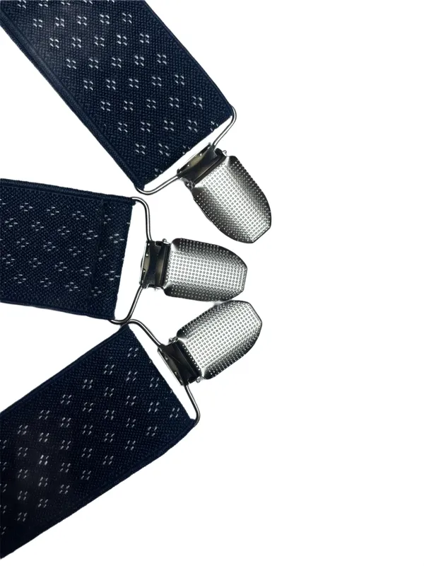 Mens_Adjustable_Elastic_Suspenders_with_Stylish_Diamond_Dot_Pattern__Classic_Y-Back_Braces_with_Strong_Metal_Clips__Durable_Stretch_Fabric_for_Wedding,_Business,_Formal,_Party,_and_Everyday_Wear_(Navy_Blue_with_White_Dots)