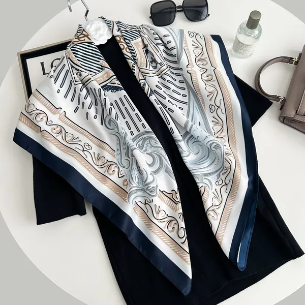 Calixto_Premium_Satin_Silk_Scarf_for_Women_–_Elegant_Square_Neck_Wrap,_Headscarf,_Bandana_&_Handbag_Accessory_–_Soft_Lightweight_Fashion_Scarf_–_90x90_cm