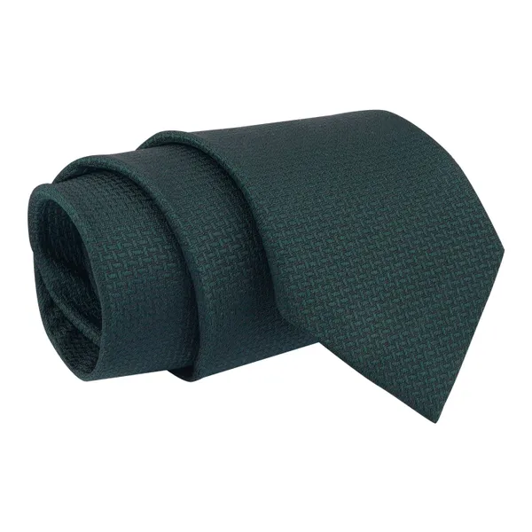 Mens_Microfiber_Necktie_Gift_Set_with_Designer_Naksh_Rakhi_Criss_Cross_Black_Tie,_Pocket_Square,_Cufflinks,_Brooch_&_Leather_Box
