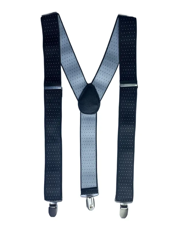 Mens_Adjustable_Elastic_Suspenders__Classic_Y-Back_Braces_with_Strong_Clips_for_Pants_&_Trousers__Black_with_White_Dots,_Formal_&_Casual_Wear