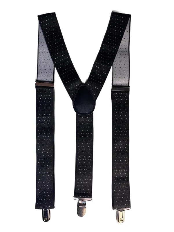Mens_Adjustable_Elastic_Suspenders__Classic_Y-Back_Braces_with_Strong_Clips_for_Pants_&_Trousers__Black_with_White_Dots,_Formal_&_Casual_Wear
