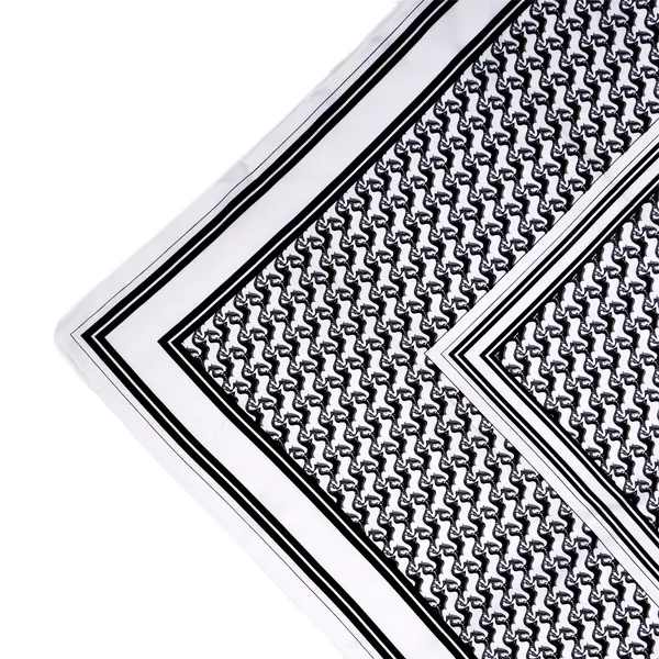 Calixto_Luxury_Black_&_White_Horse_Print_Silk_Scarf_–_35x35_Inch_Square_Neck_Scarf_for_Women_–_Elegant_Equestrian_Pattern_Fashion_Accessory