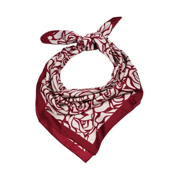 Calixto_Luxury_Silk_Square_Scarf_for_Women_–_Elegant_Red_&_White_Rose_Print_|_Versatile_Neck,_Head,_and_Handbag_Accessory