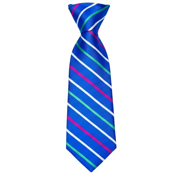Multicolour_Stripes_Design,_Poly_Cotton_Smooth_Fabric,Backslash_Stripes_Neck_Tie_With_Pocket_Square