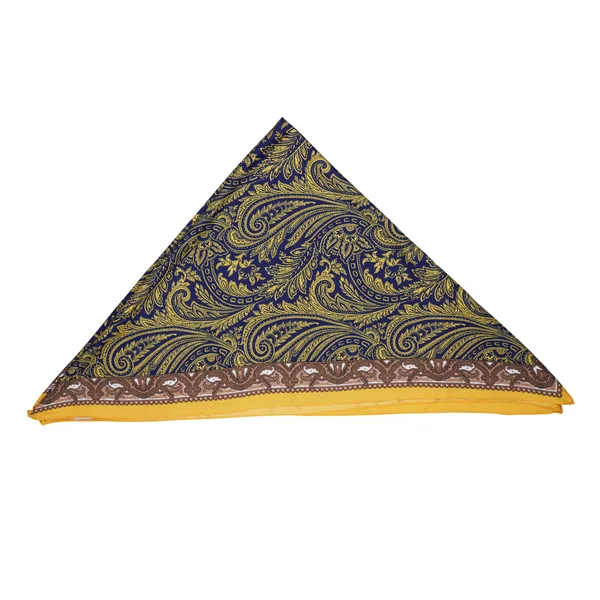 Calixto_Luxury_Silk_Paisley_Square_Scarf_for_Women_–_Elegant_Satin_Headscarf,_Neck_Wrap,_Handkerchief_–_Yellow,_Blue_&_Brown_Vintage_Design