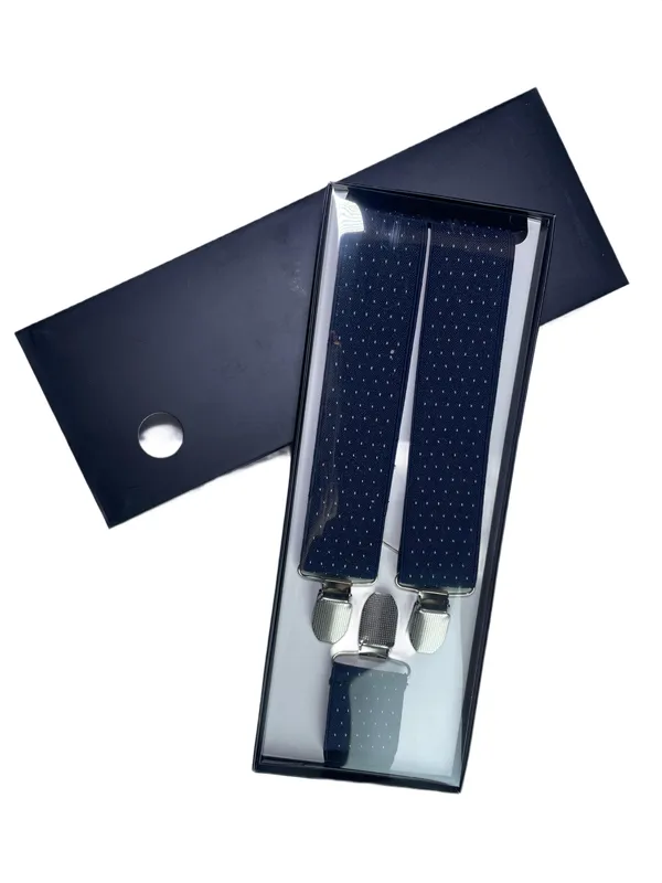 Mens_Suspenders__Navy_Blue_with_Fine_Dotted_Pattern,_Adjustable_Elastic_Straps_&_Heavy-Duty_Clips,_Y-Back_Style_with_Leather_Patch_for_Weddings,_Business,_Formal_Suits_&_Casual_Outfits