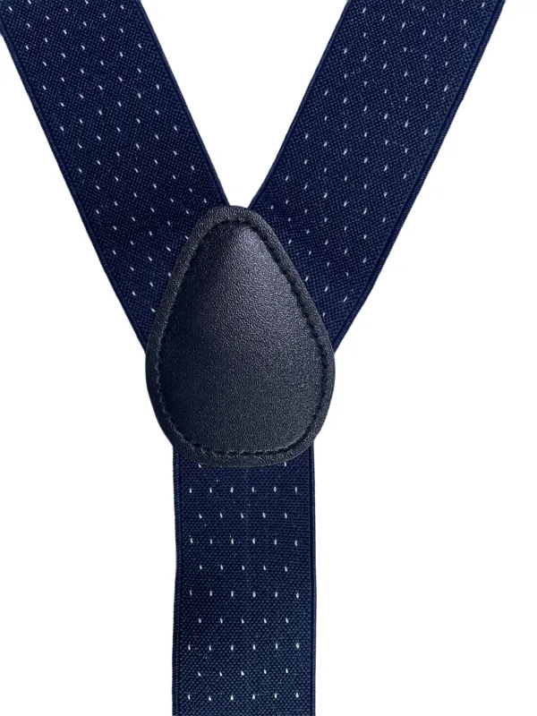 Mens_Suspenders__Navy_Blue_with_Fine_Dotted_Pattern,_Adjustable_Elastic_Straps_&_Heavy-Duty_Clips,_Y-Back_Style_with_Leather_Patch_for_Weddings,_Business,_Formal_Suits_&_Casual_Outfits