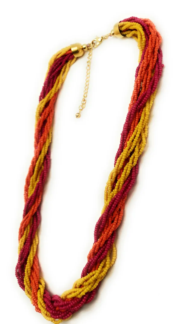 colorful_multistrand_beaded_necklace