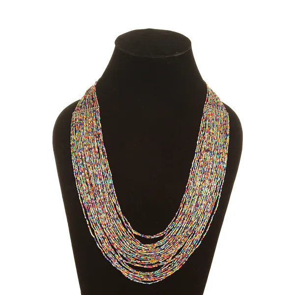 Colorful_,_multistrand_beaded_necklace