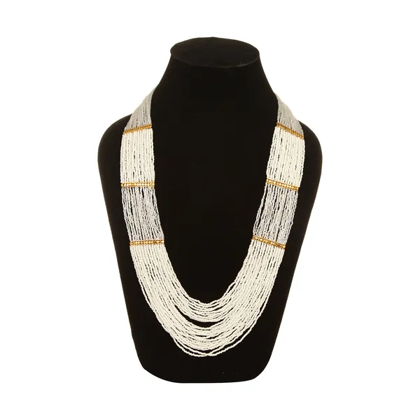 Multi-strand_beaded_necklace