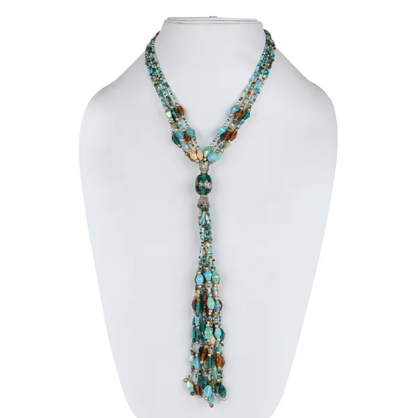Multistrand_glass_bead_necklace