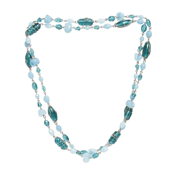 Turqouise_Beaded_Fancy_Long_Necklace_For_Women