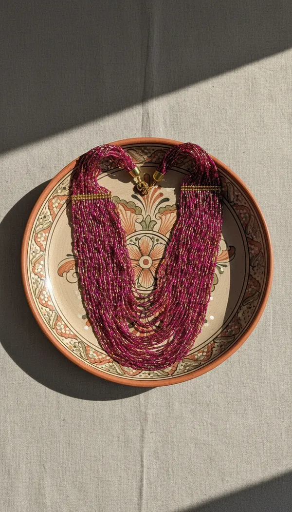 Raspberry_Rain_Necklace