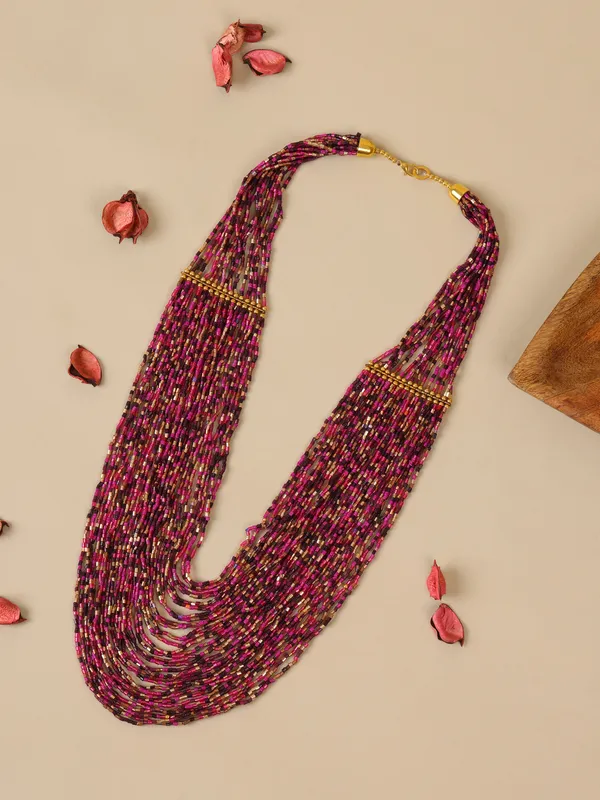 Raspberry_Rain_Necklace