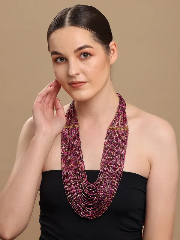 Raspberry_Rain_Necklace