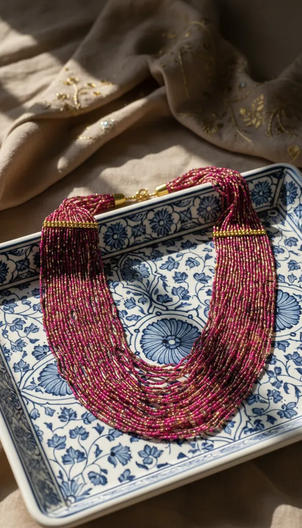 Raspberry_Rain_Necklace