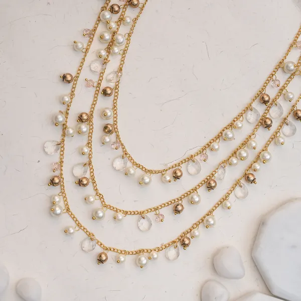 Rosy-_Twilight_Glow_Multi-strand_Necklace