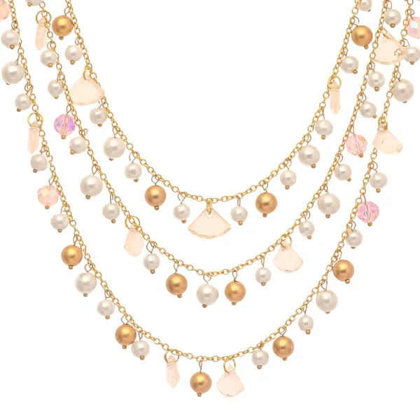 Rosy-_Twilight_Glow_Multi-strand_Necklace