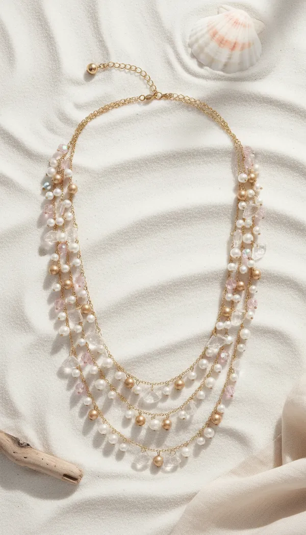 Rosy-_Twilight_Glow_Multi-strand_Necklace