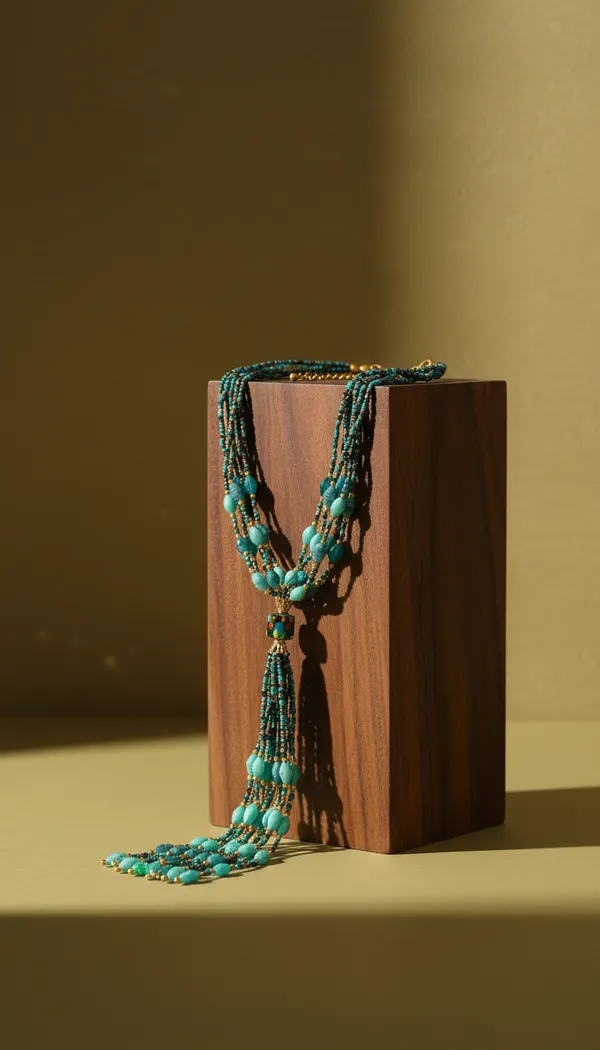 Multistrand_glass_bead_necklace