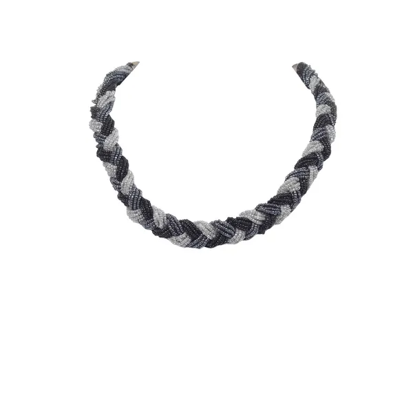 Handcrafted_multicolor_twisted_strands_bead_necklace
