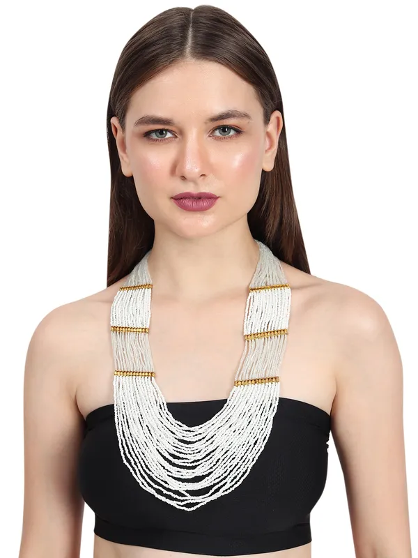 Multi-strand_beaded_necklace