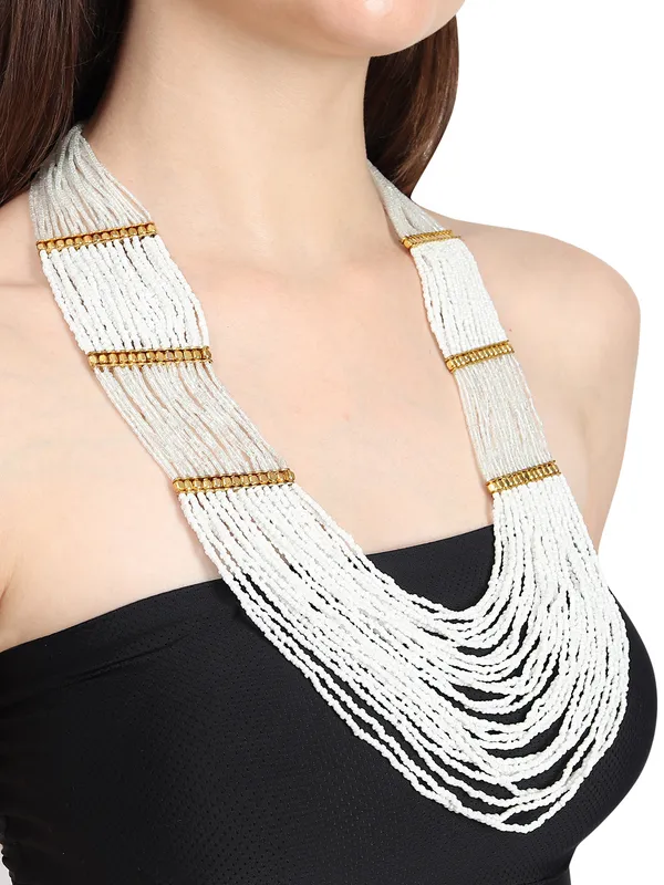 Multi-strand_beaded_necklace