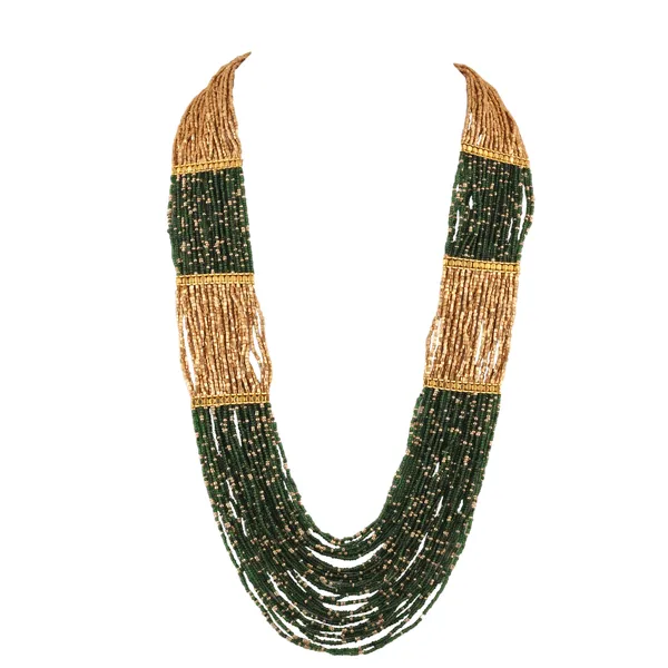 Multistrand_gilded_forest_necklace