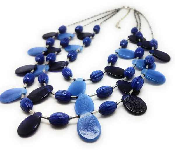 Cobalt_Hues_Multistrand_Necklace