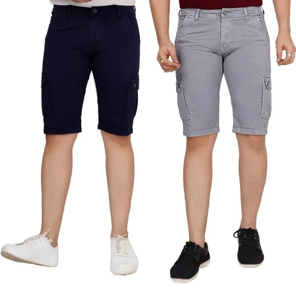 Pack_of_2_Navy_Blue_and_Grey_Cotton_Premium_Cargo_Shorts_For_Men