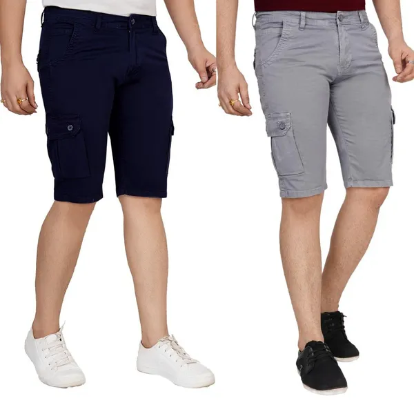 Pack_of_2_Navy_Blue_and_Grey_Cotton_Premium_Cargo_Shorts_For_Men