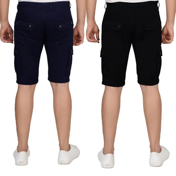 Pack_of_2_Navy_Blue_and_Black_Cotton_Premium_Cargo_Shorts_For_Men