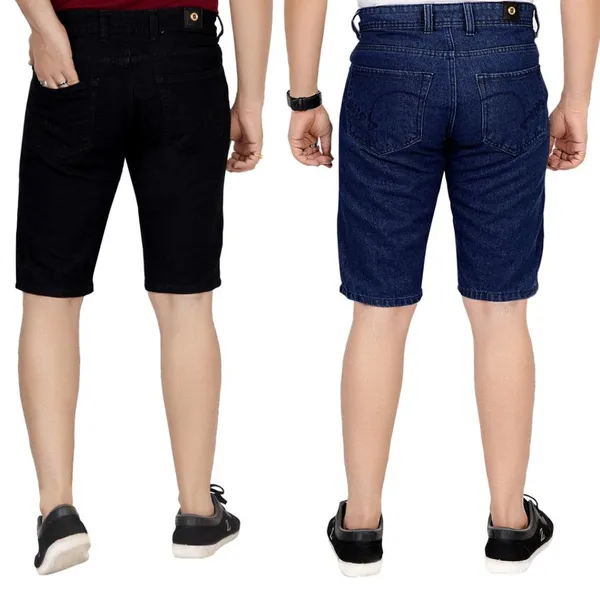 Pack_of_2_Black_and_Dark_Blue_Premium_Denim_Shorts_For_Men