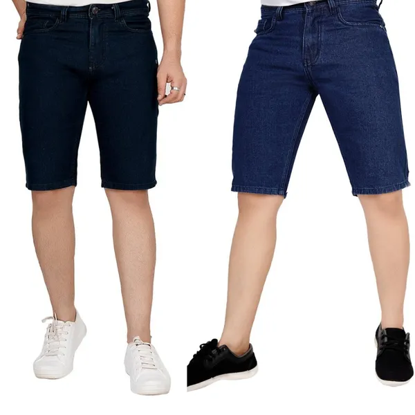 Pack_of_2_Dark_Green_and_Dark_Blue_Premium_Denim_Shorts_For_Men