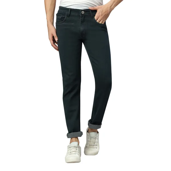 Dark_Green_Cotton_Denim_Jeans_for_Men
