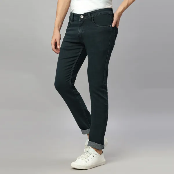 Dark_Green_Cotton_Denim_Jeans_for_Men