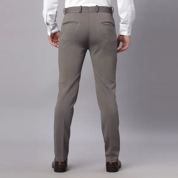 Chikoo_Checked_Formal_Pants_for_Men_Regular_Fit