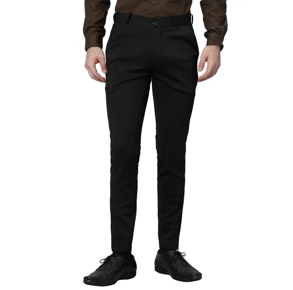 Black_Cotton_Checked_Formal_Pants_for_Men