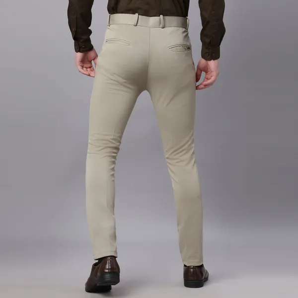 Khaki_Checked_Cotton_Formal_Pants_for_Men