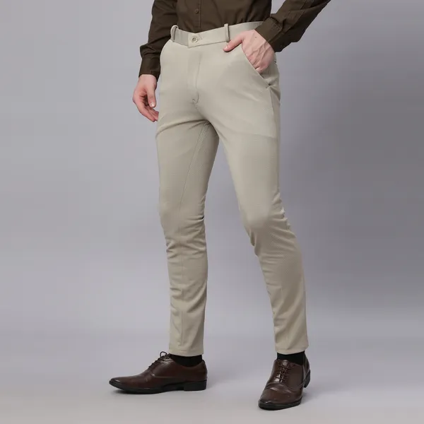Khaki_Checked_Cotton_Formal_Pants_for_Men